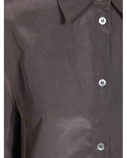 Pinko Brown Silk Shirt