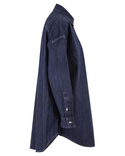 Polo Ralph Lauren Blue Long-Sleeved Denim Shirt