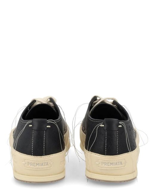 Premiata Black Sneaker "Vincent" for men
