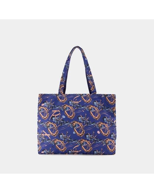 A.P.C. Purple Diane Reversible Shopper Bag for men