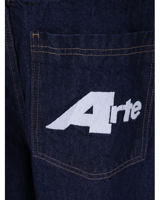 Arte' Blue "Receipt Back" Jeans for men