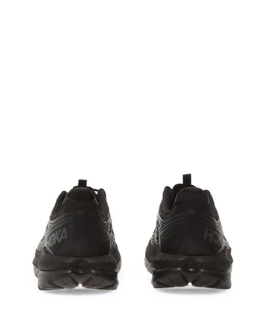 Hoka One One Black Hoka Polyamide Rubber Shoes for men
