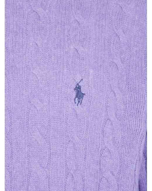 Polo Ralph Lauren Purple Long Sleeve Pullover for men