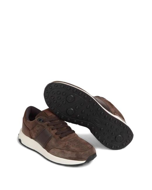 Tod's Brown Tods Flat Shoes Leathe Rand Out.Mat for men