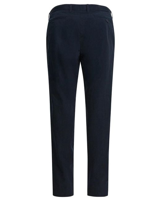 Vince Blue Elastane Trousers for men