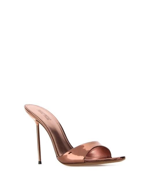 Paris Texas Brown Lidia Mule Heel 105