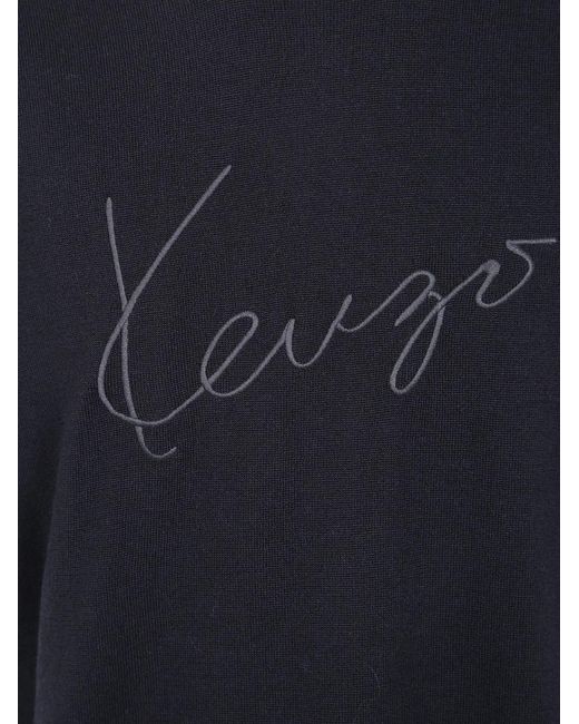 KENZO Blue Signature" T-Shirt for men