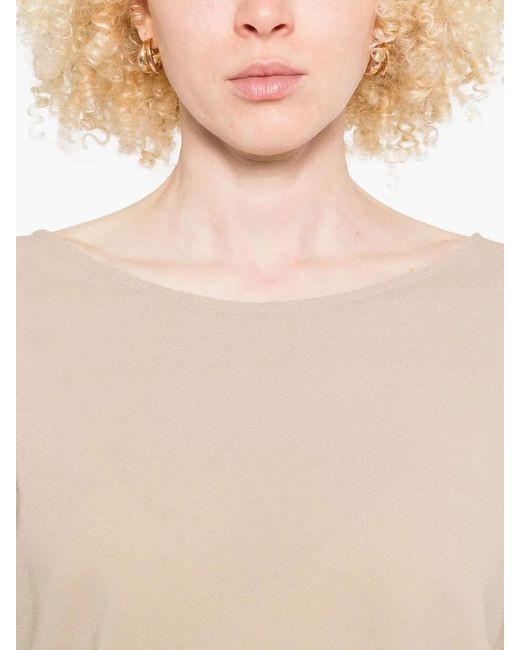 Ermanno Scervino Natural Viscose Elastane Top