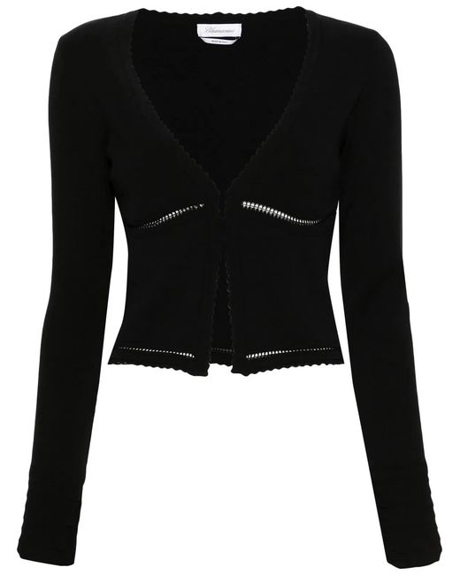Blumarine Black Knitted Cardigan