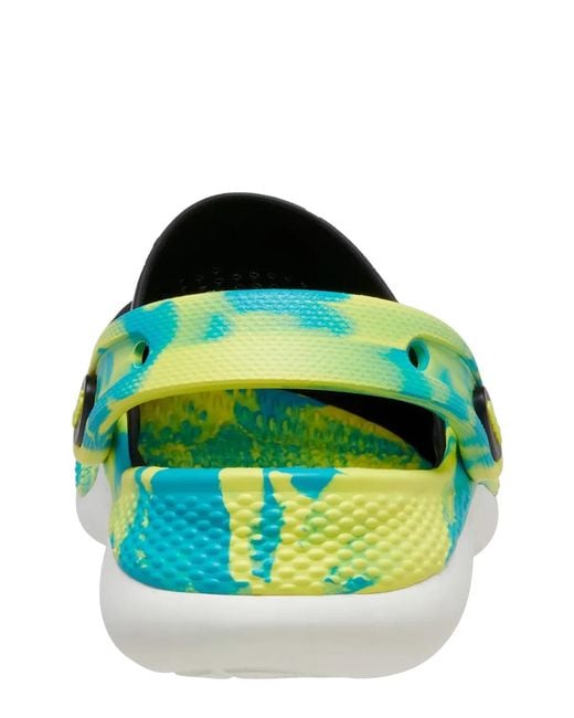 CROCSTM Green Literide 360 Marbled Clog