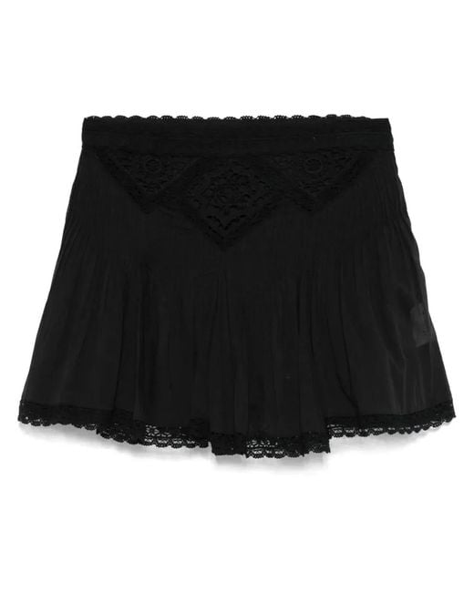 Isabel Marant Black Goldie Short Skirt