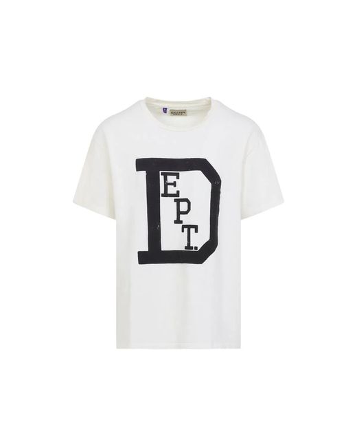 GALLERY DEPT. White University Graphic Tee for men