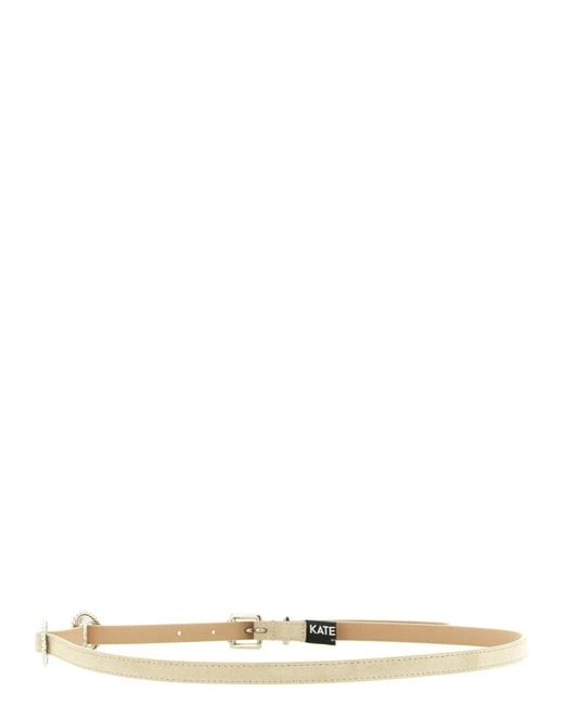 KATE CATE White 'Ranchera' Belt