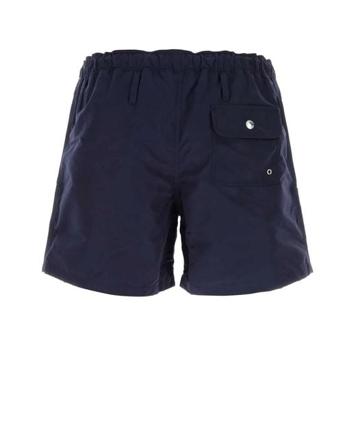 Prada Blue Nylon Swimming Shorts for men