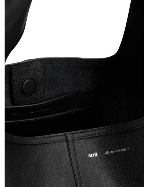 AMI Black Etienne Shoulder Bag