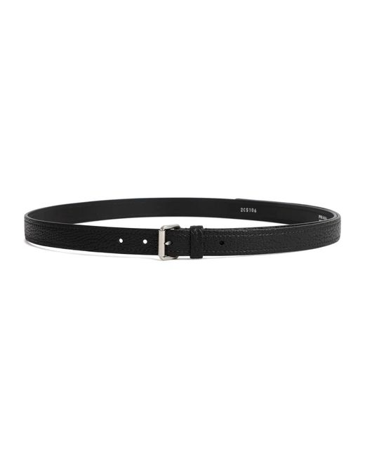 Prada Black Leather Belt for men