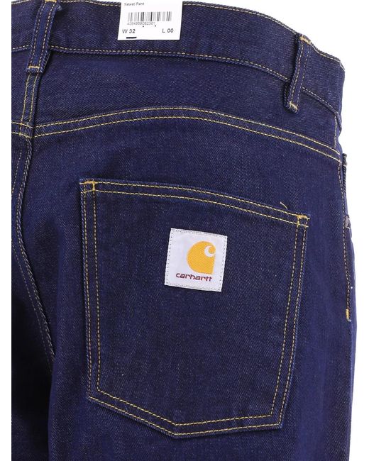 Carhartt Blue Organic Cotton Jeans for men