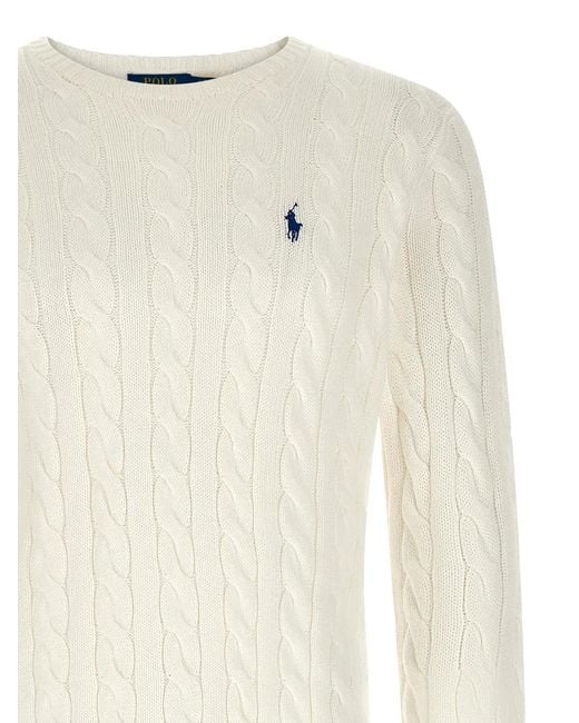 Polo Ralph Lauren White 'Driver' Sweater for men