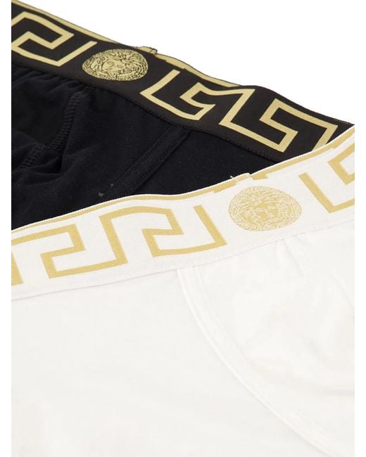 Versace Black Cotton Boxer for men