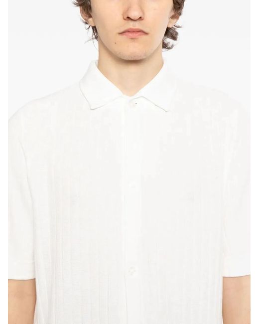 Lardini White Short Sleeves Polo Shirt for men