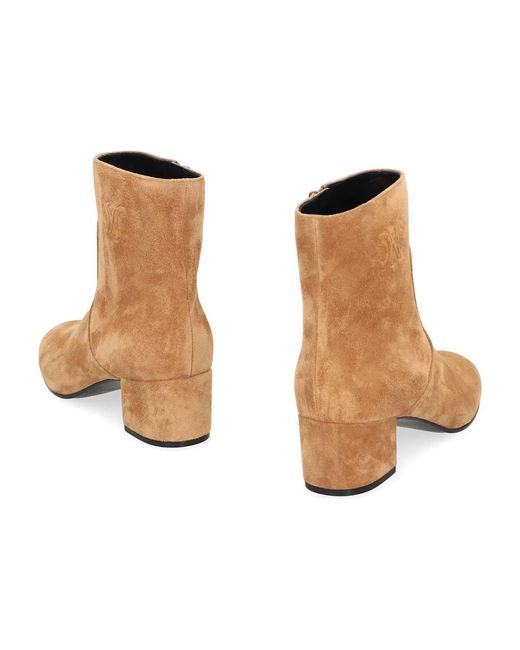 Céline Natural Havana Calf Zipped Boot