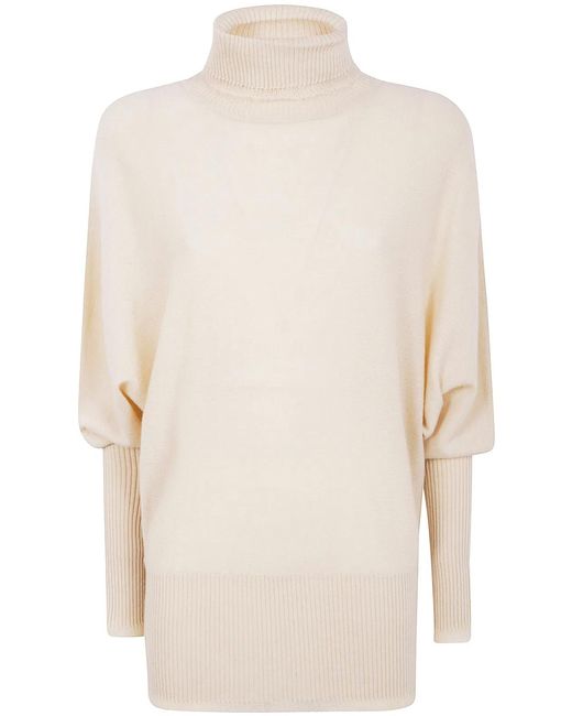 By Malene Birger White "Magosa" Turtle Neck Sweater
