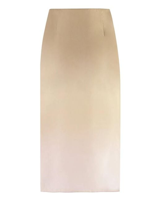 Prada Natural Silk Skirt