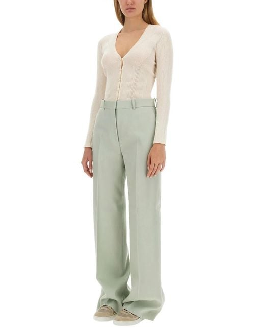 Lanvin White Wool Cardigan