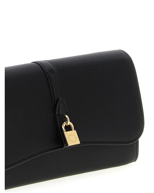 Stella McCartney Black 'Ryder' Wallet On Chain