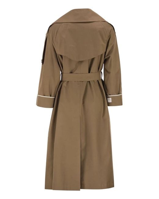 Max Mara Natural Utrench Trench Coat With Belt And Buttons