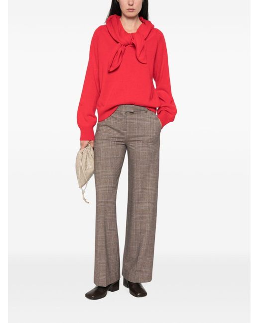 Circolo 1901 Brown Cotton Trousers