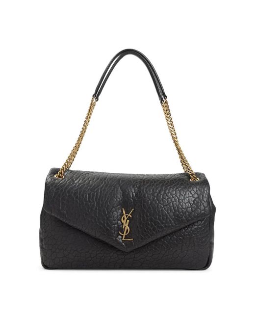 Saint Laurent Black Calypso Large Bag