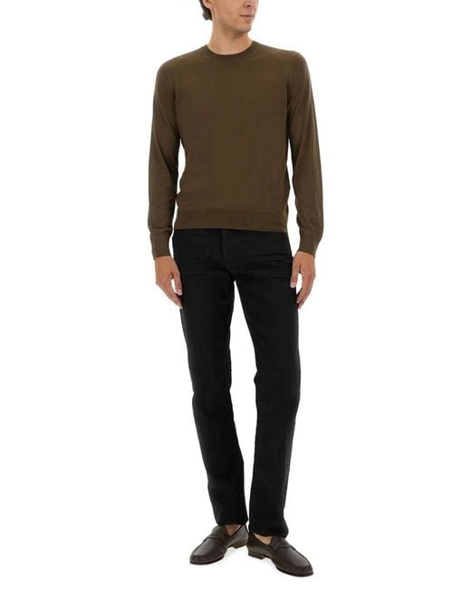 Tom Ford Brown Wool T-Shirts for men