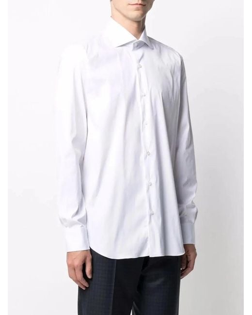 Barba Napoli White Camicia for men