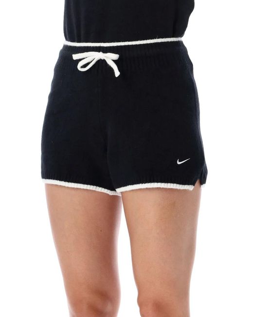 Nike Black Sportswear Chill Knit Shorts