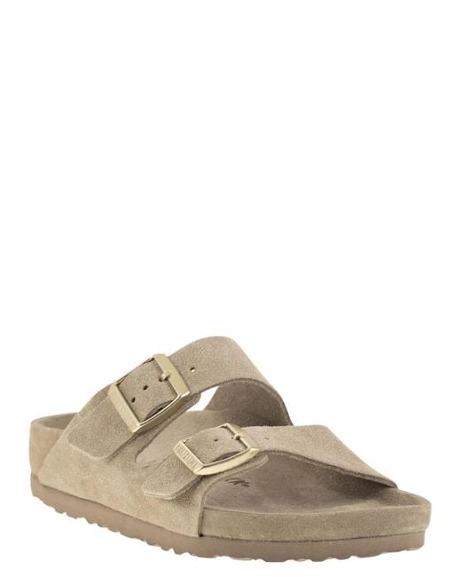 Birkenstock White Arizona Exquisite