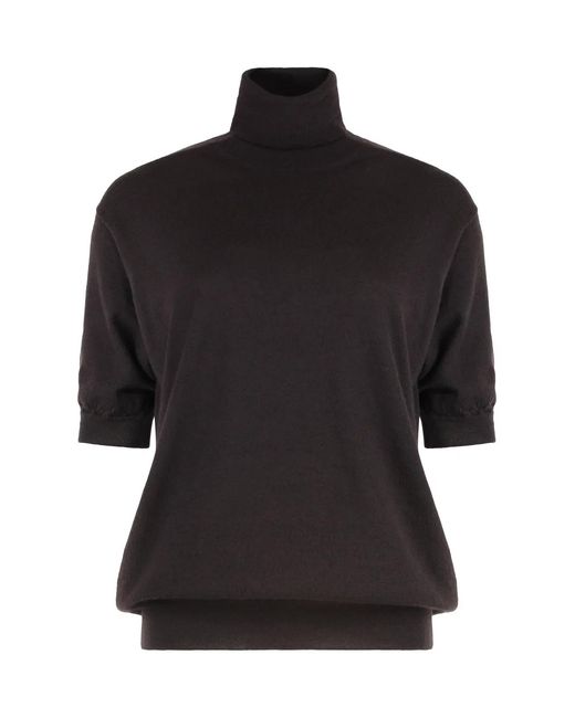 Prada Black Turtleneck T-Shirt