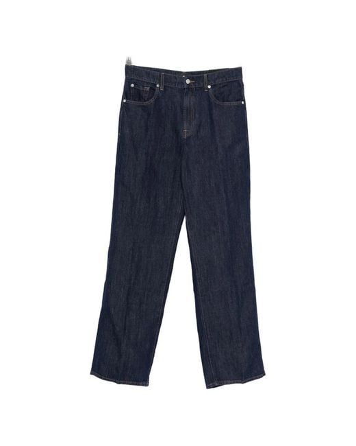 Seven7 Blue Stovepipe Straight Denim Jeans