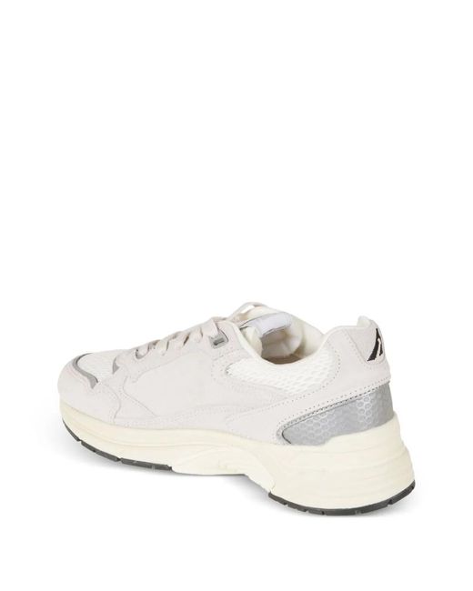 Autry White Hyperway Low Sneakers