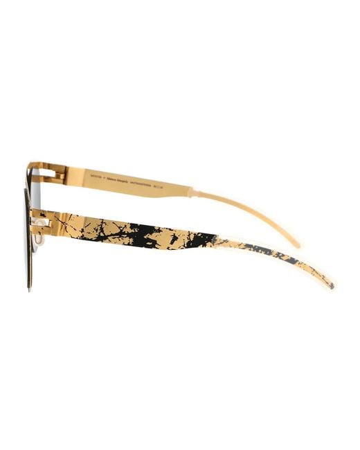 Mykita Blue Steel Frame Sunglasses