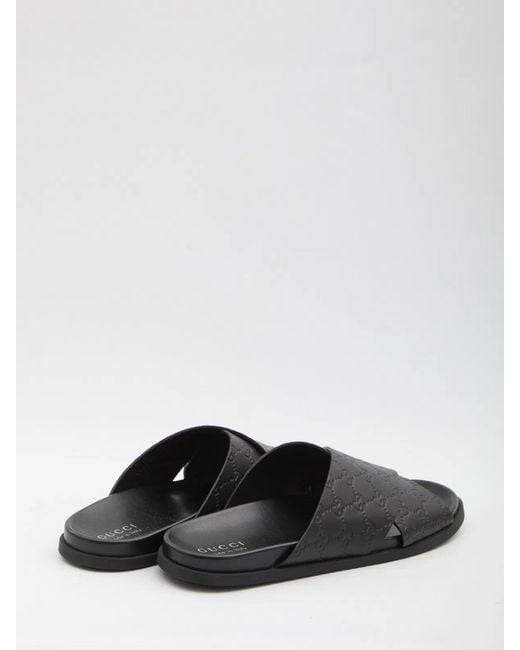Gucci Black Slides for men