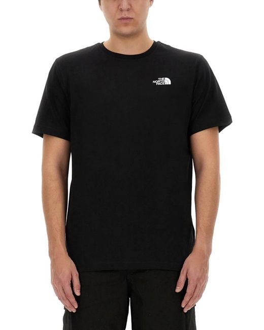 The North Face Black T-Shirt With Logo for men