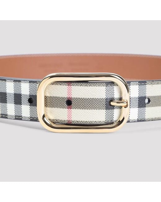 Burberry Natural Check Belt