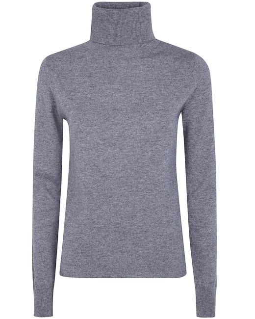 Max Mara Blue "Mst Educata" Turtle Neck Sweater