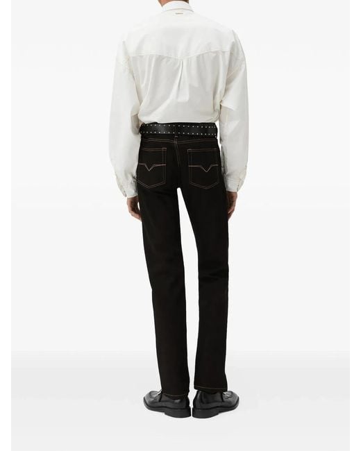 Versace Black Jeans Tapered for men