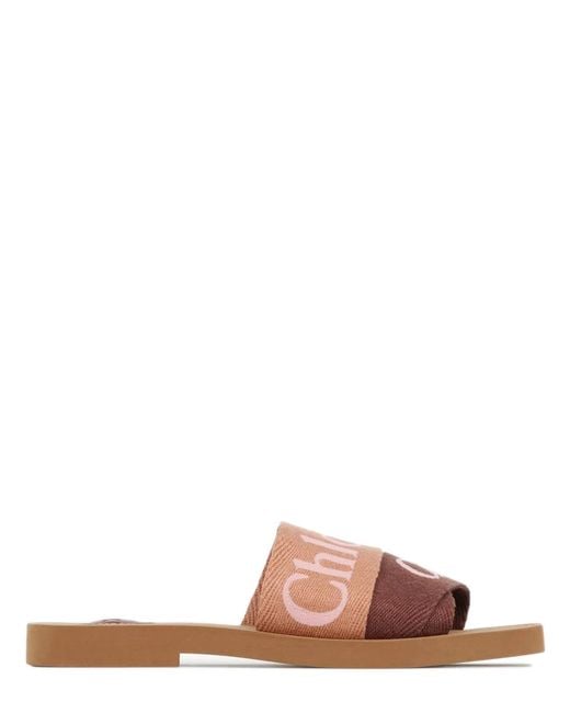Chloé Brown Woody Clogs