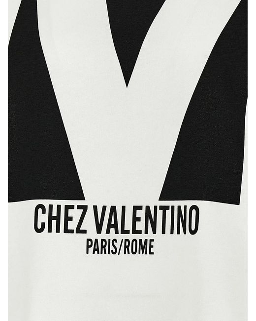 Valentino Garavani Gray 'Chez T-Shirt