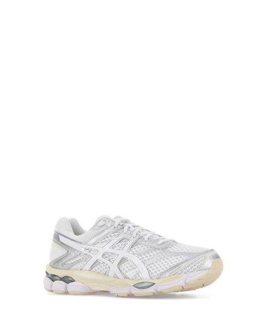 Asics White Gel-Cumulus 16 Fabric Sneaker For