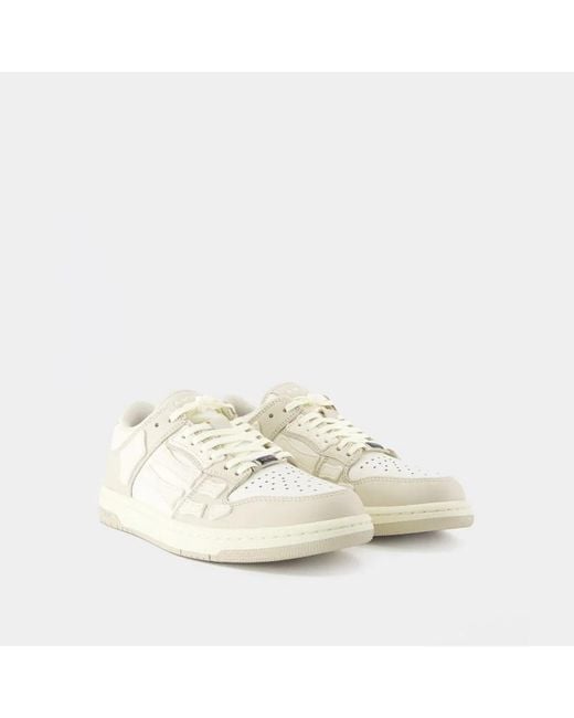 Amiri Natural Skel Top Low Sneakers