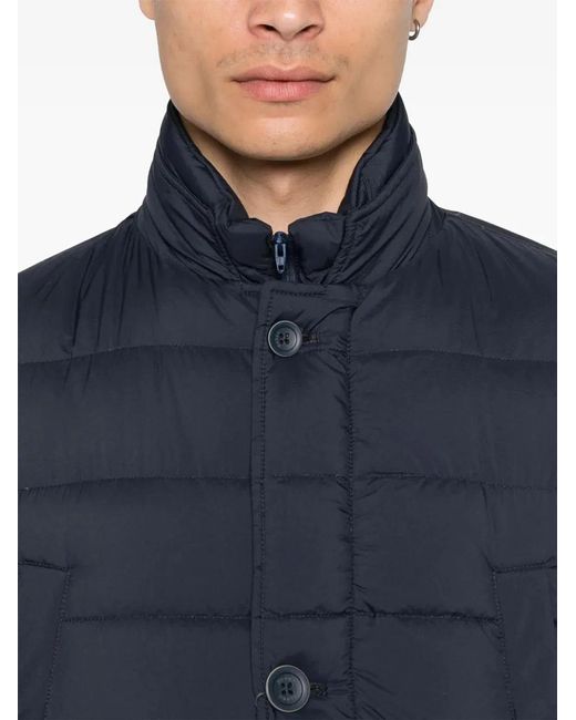 Herno Blue Padded Coat for men
